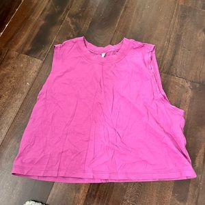 Purple Lululemon Muscle Tank top